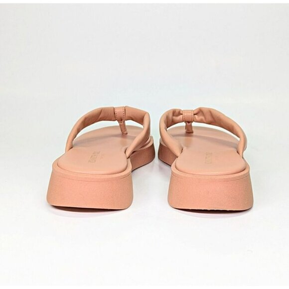 Kenneth Cole Women's Athens Platform Thong in Peach Leather Size 6 (MSRP $89) - Picture 9 of 11